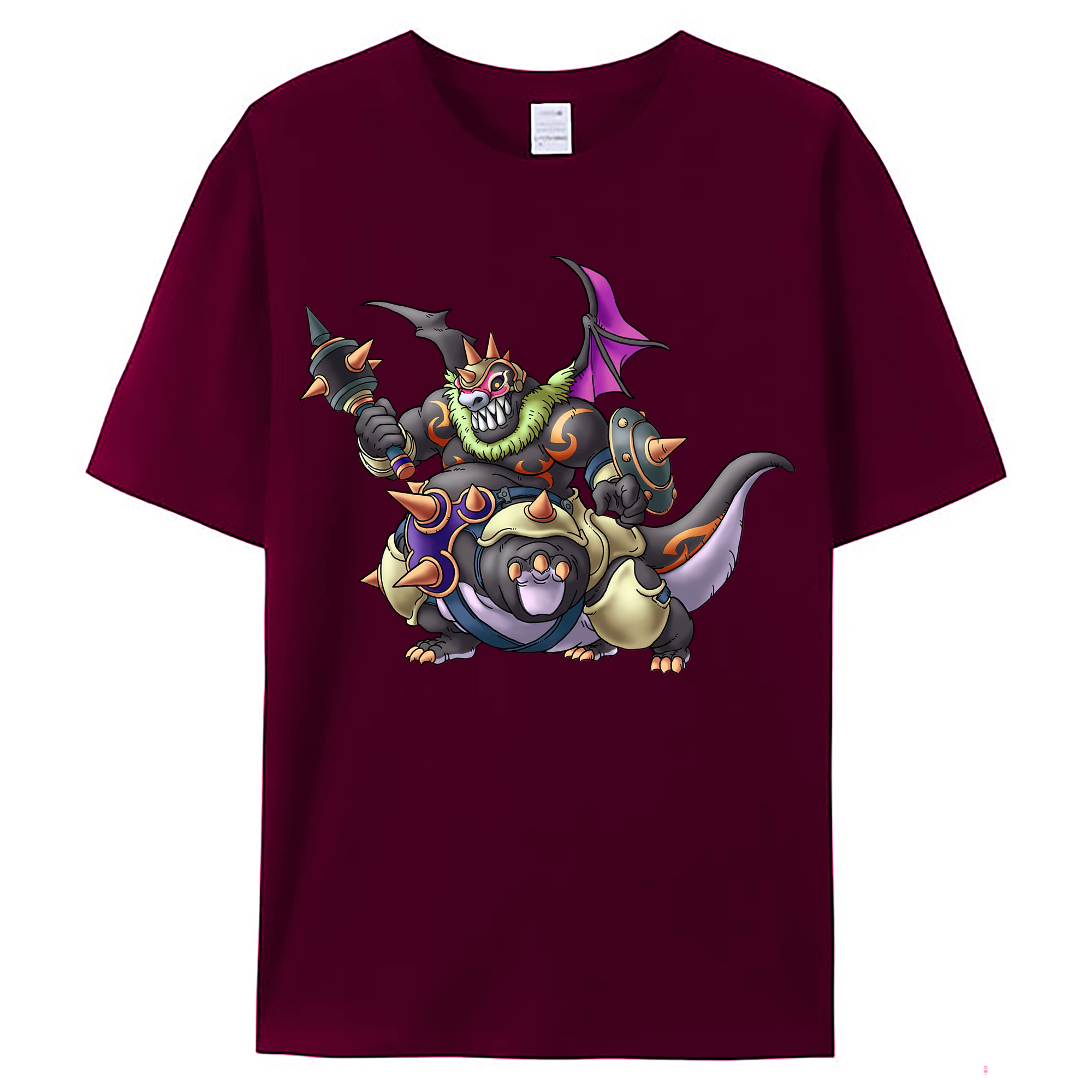 （画像用） ドラゴンクエスト Doragon Kuesuto Dragon Quest レディースカジュアルプリントTシャツ（綿100％）